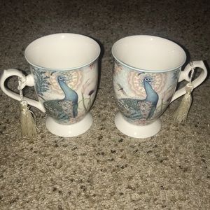 Peacock mugs